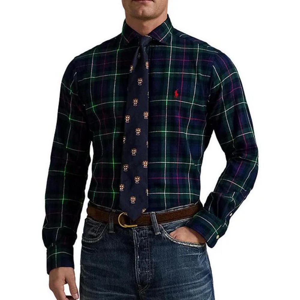 Polo by Ralph Lauren Men's Navy Plaid Shirt